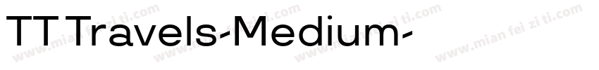 TT Travels-Medium字体转换